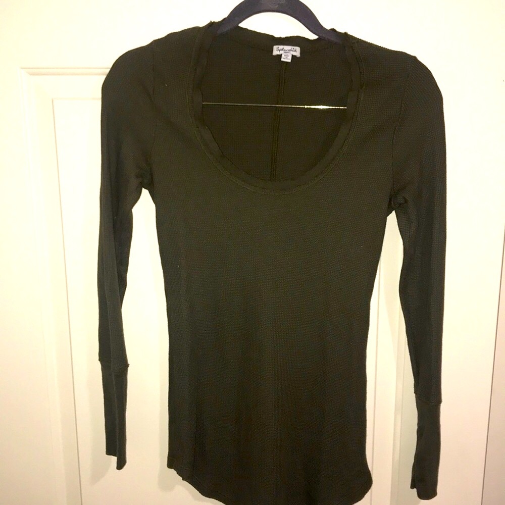 Splendid u neck Long sleeve Henley
